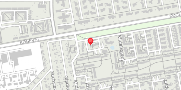 Trafikstøjkort på Kildebovej 11, 4100 Ringsted