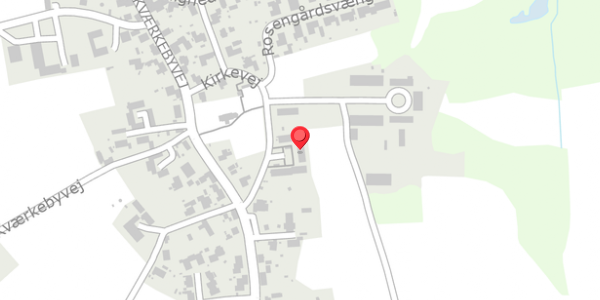 Trafikstøjkort på Kirkevej 10B, 4100 Ringsted