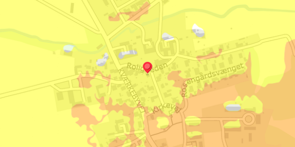 Trafikstøjkort på Kirkevej 47, . , 4100 Ringsted