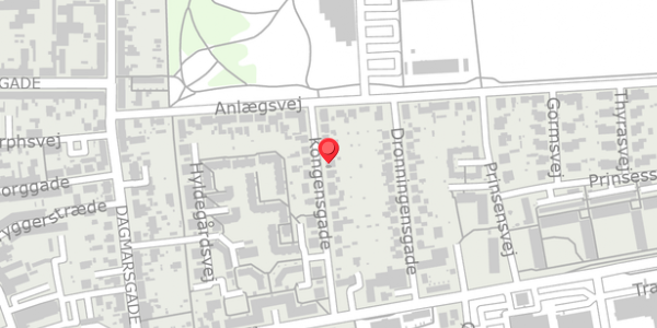 Trafikstøjkort på Kongensgade 7, . , 4100 Ringsted