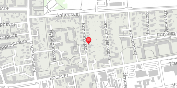 Trafikstøjkort på Kongensgade 15, . , 4100 Ringsted