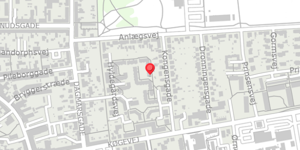 Trafikstøjkort på Kongensgade 24, . , 4100 Ringsted