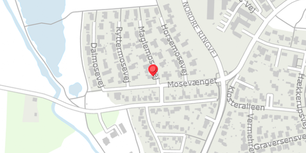 Trafikstøjkort på Maglemosevej 1, . , 4100 Ringsted