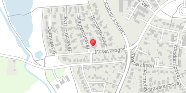 Trafikstøjkort på Maglemosevej 2, . , 4100 Ringsted