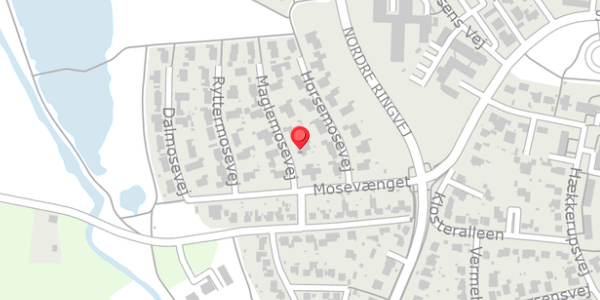 Trafikstøjkort på Maglemosevej 4, . , 4100 Ringsted