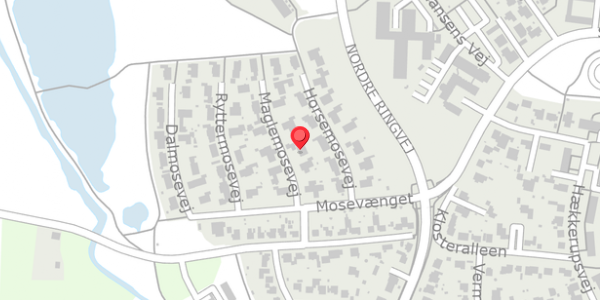 Trafikstøjkort på Maglemosevej 6, . , 4100 Ringsted