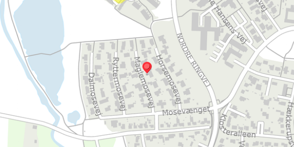 Trafikstøjkort på Maglemosevej 8, . , 4100 Ringsted