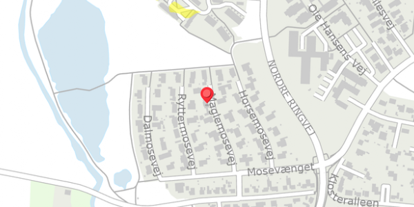 Trafikstøjkort på Maglemosevej 9, . , 4100 Ringsted