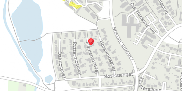 Trafikstøjkort på Maglemosevej 10, . , 4100 Ringsted