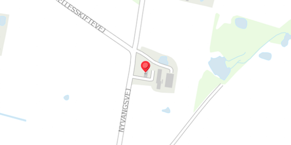 Trafikstøjkort på Nyvangsvej 10, 4100 Ringsted