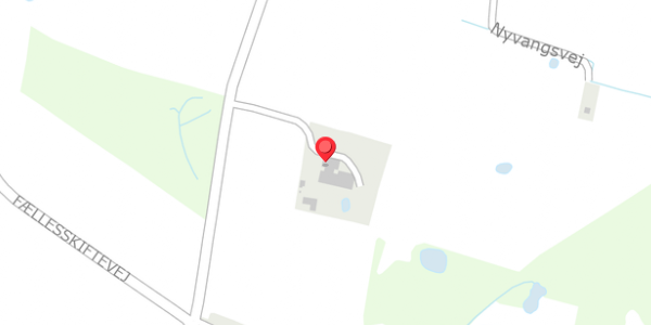 Trafikstøjkort på Nyvangsvej 16, 4100 Ringsted