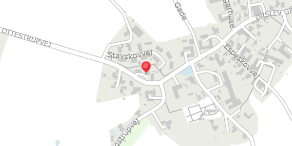 Trafikstøjkort på Ottestrupvej 4B, 4100 Ringsted