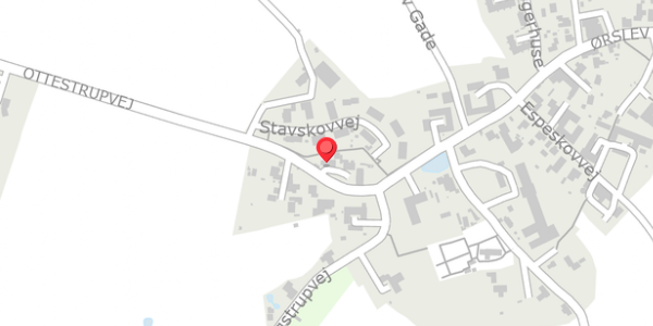 Trafikstøjkort på Ottestrupvej 8, 4100 Ringsted