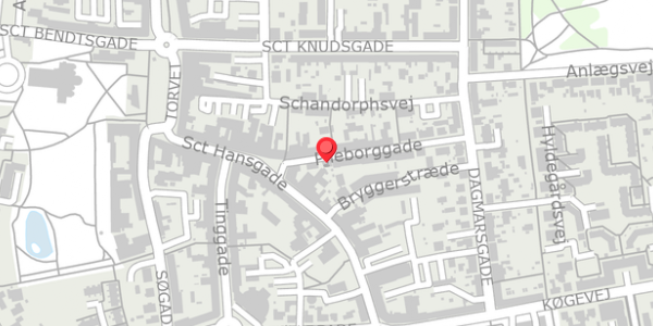Trafikstøjkort på Pileborggade 4, . , 4100 Ringsted