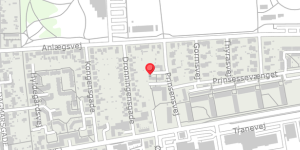 Trafikstøjkort på Prinsensvej 4F, . , 4100 Ringsted