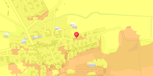 Trafikstøjkort på Roligheden 19, 4100 Ringsted