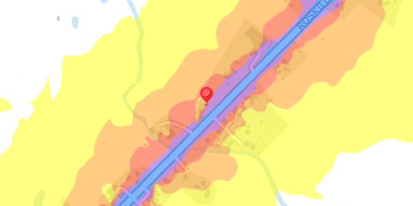 Trafikstøjkort på Roskildevej 463, . , 4100 Ringsted