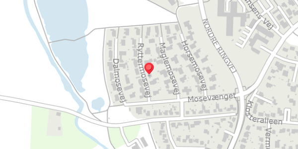 Trafikstøjkort på Ryttermosevej 6, . , 4100 Ringsted