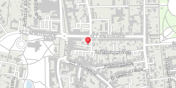 Trafikstøjkort på Schandorphsvej 4, 4100 Ringsted