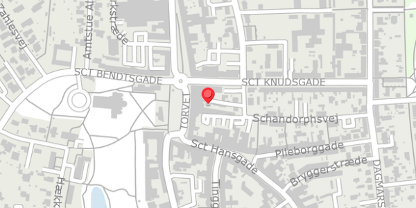 Trafikstøjkort på Schandorphsvej 8, 4100 Ringsted
