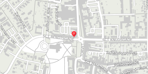 Trafikstøjkort på Sct Bendtsgade 2B, . , 4100 Ringsted
