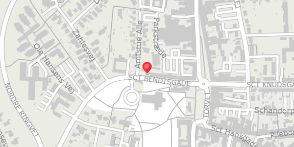 Trafikstøjkort på Sct Bendtsgade 14, 4100 Ringsted