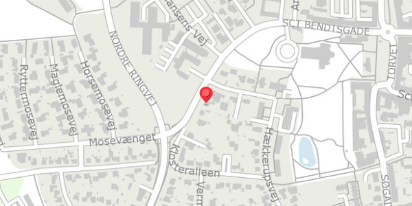 Trafikstøjkort på Sct Bendtsgade 25, . , 4100 Ringsted