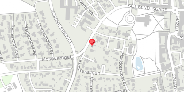 Trafikstøjkort på Sct Bendtsgade 27, . , 4100 Ringsted