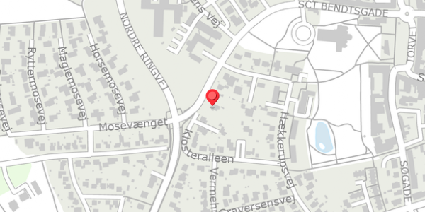 Trafikstøjkort på Sct Bendtsgade 29, . , 4100 Ringsted
