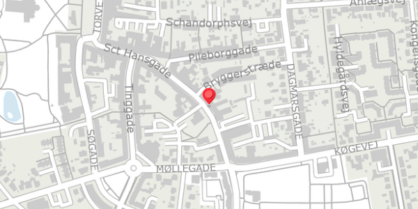 Trafikstøjkort på Sct Hansgade 35, . , 4100 Ringsted
