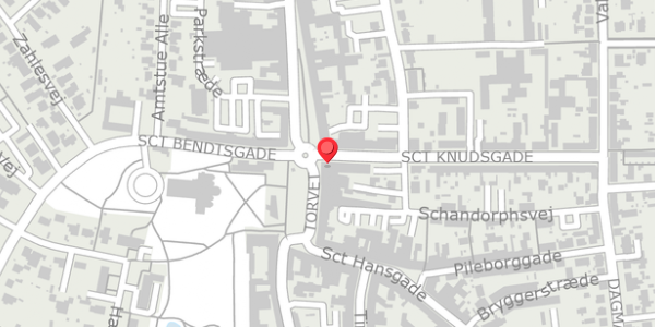 Trafikstøjkort på Sct Knudsgade 2, 4100 Ringsted