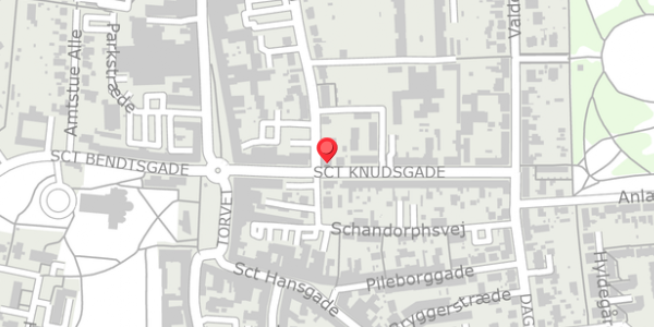 Trafikstøjkort på Sct Knudsgade 5, 4100 Ringsted