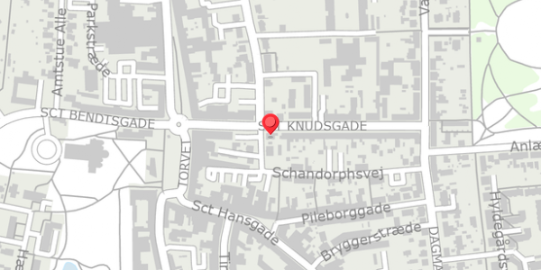 Trafikstøjkort på Sct Knudsgade 6, . , 4100 Ringsted