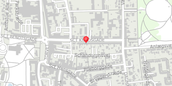 Trafikstøjkort på Sct Knudsgade 14, 4100 Ringsted