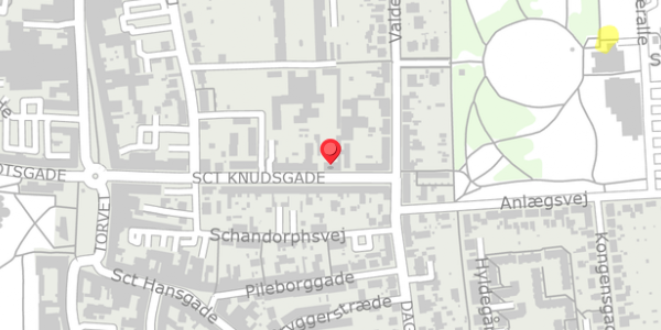 Trafikstøjkort på Sct Knudsgade 17B, 4100 Ringsted