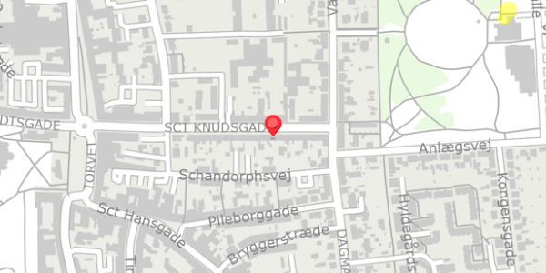 Trafikstøjkort på Sct Knudsgade 28, 4100 Ringsted