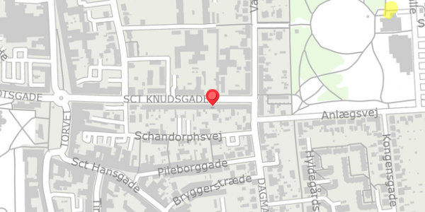 Trafikstøjkort på Sct Knudsgade 30, 4100 Ringsted