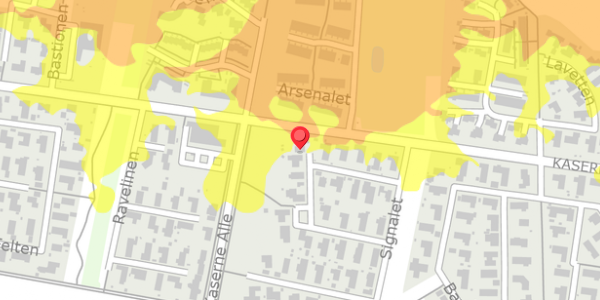 Trafikstøjkort på Signalet 12, . , 4100 Ringsted