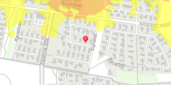 Trafikstøjkort på Signalet 15, . , 4100 Ringsted