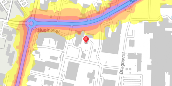 Trafikstøjkort på Sleipnersvej 5, . , 4100 Ringsted
