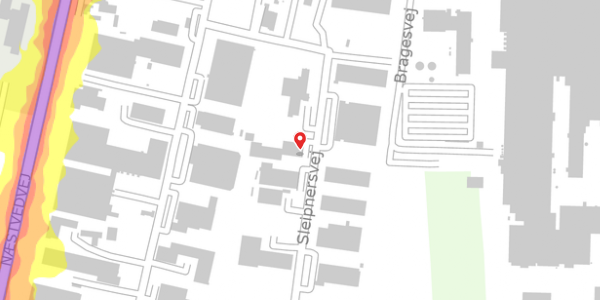 Trafikstøjkort på Sleipnersvej 8, 4100 Ringsted