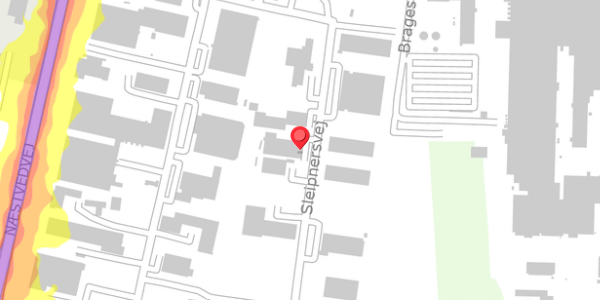 Trafikstøjkort på Sleipnersvej 10, . , 4100 Ringsted