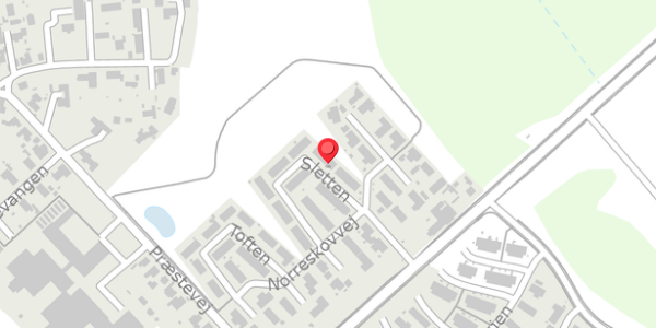 Trafikstøjkort på Sletten 6, . , 4100 Ringsted