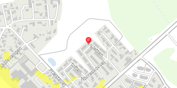Trafikstøjkort på Sletten 12, . , 4100 Ringsted