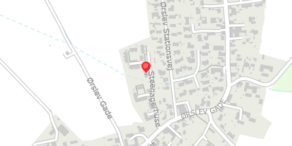 Trafikstøjkort på Steenagerhuse 37, 4100 Ringsted