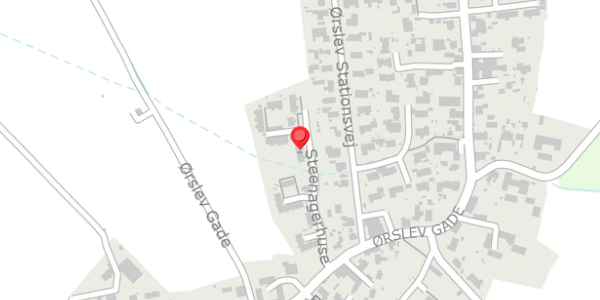 Trafikstøjkort på Steenagerhuse 39, 4100 Ringsted