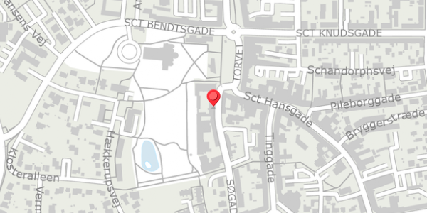 Trafikstøjkort på Søgade 2E, 2. , 4100 Ringsted