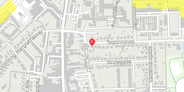 Trafikstøjkort på Teglovnsvej 2, . , 4100 Ringsted