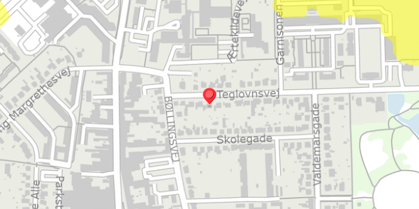 Trafikstøjkort på Teglovnsvej 8, . , 4100 Ringsted