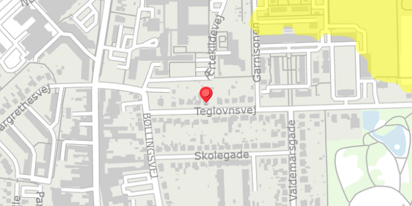 Trafikstøjkort på Teglovnsvej 11, . , 4100 Ringsted